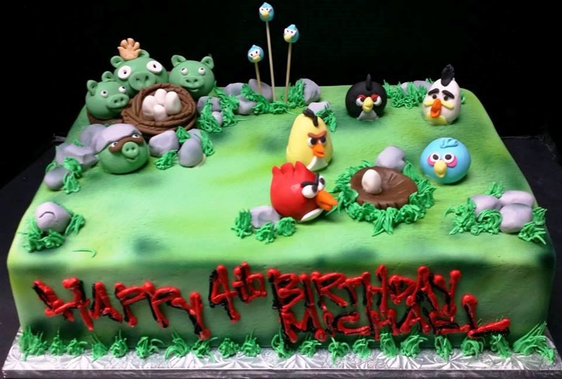 Angry Birds Gluten Free Cake Angry Birds Gluten Free Cake